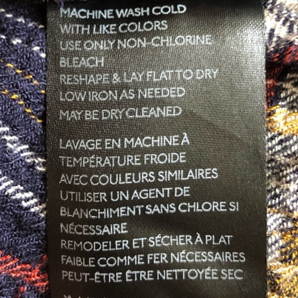 Free People Hidden Valley Plaid Button Front Shirt We The Free - Picture 9 of 16